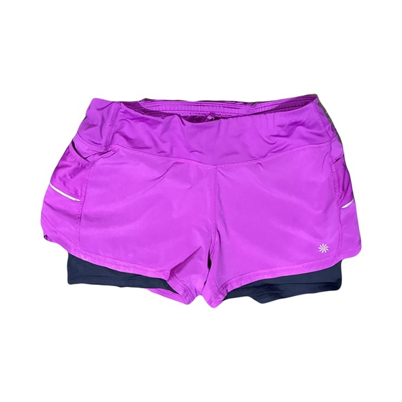 Athleta Pants - Athleta 2 in 1 Running Shorts M